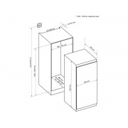 Холодильник De Dietrich DRS1247ES встраиваемый