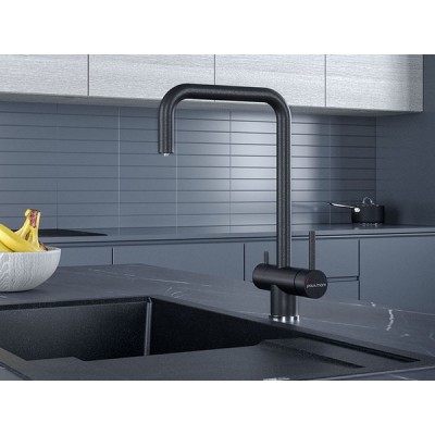 Смеситель Paulmark Wetter We213030-418, черный металлик Смеситель Paulmark Wetter We213030-418, черный металлик