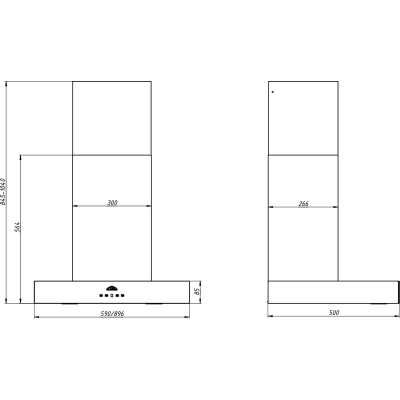 Вытяжка Elikor Агат 60Н-1000-Е4Д нерж/черный Вытяжка Elikor Агат 60Н-1000-Е4Д нерж/черный
