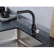 Смеситель Paulmark Essen Es213011-418, черный металлик