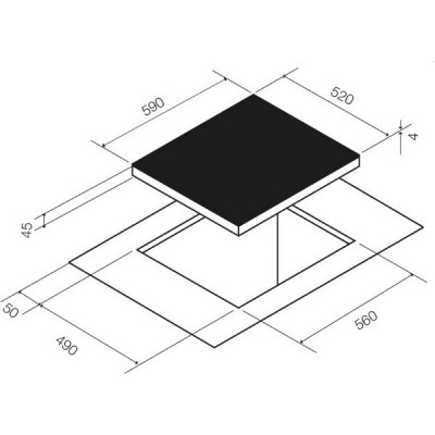 Варочная панель Pando PI-3200 индукционная Варочная панель Pando PI-3200 индукционная