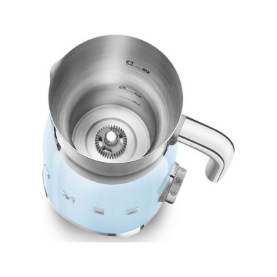 Вспениватель молока SMEG MFF11PBEU пастельный голубой Вспениватель молока SMEG MFF11PBEU пастельный голубой