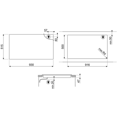 Варочная панель SMEG SIA1963DG индукционная Варочная панель SMEG SIA1963DG индукционная