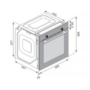 Духовой шкаф KRONA INFINITUM max 60 BL/BL