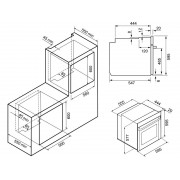 Духовой шкаф KRONA BIRNE 60 WH