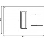 Варочная панель Falmec ZERO 76 индукционная с вытяжкой