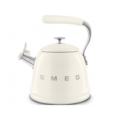 Чайник со свистком SMEG CKLW2001CR кремовый Чайник со свистком SMEG CKLW2001CR кремовый