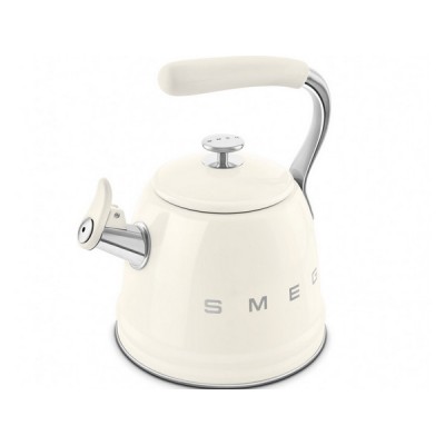 Чайник со свистком SMEG CKLW2001CR кремовый Чайник со свистком SMEG CKLW2001CR кремовый