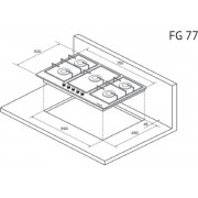 Варочная панель Kuppersberg FG 77 B газовая