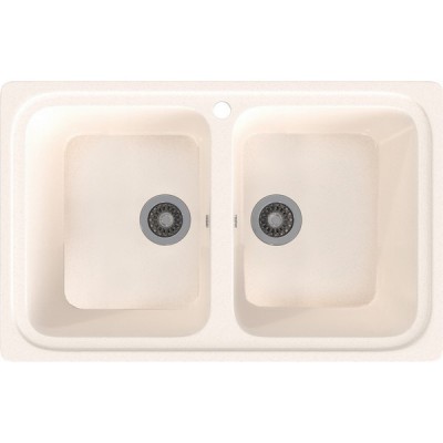 Мойка Gamma Stone GS-12 белый 331 Мойка Gamma Stone GS-12 белый 331