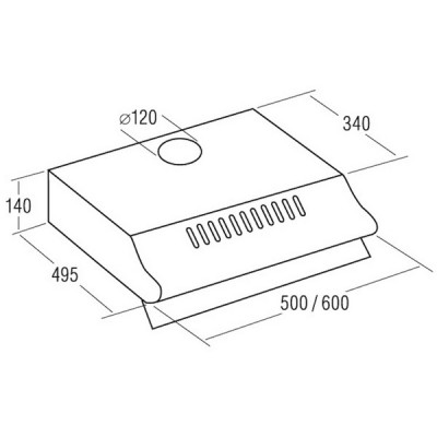 Вытяжка EXITEQ STANDARD 601 WHITE Вытяжка EXITEQ STANDARD 601 WHITE