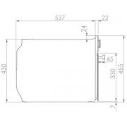 Духовой шкаф Pando PHC-943 компактный с СВЧ