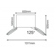 Холодильник Korting KNFS 83177 X