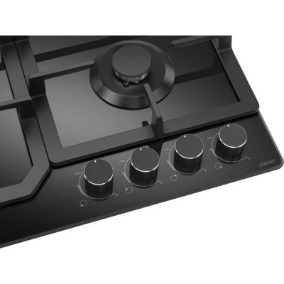 Варочная панель MEFERI MGH604BK GLASS COMFORT газовая Варочная панель MEFERI MGH604BK GLASS COMFORT газовая