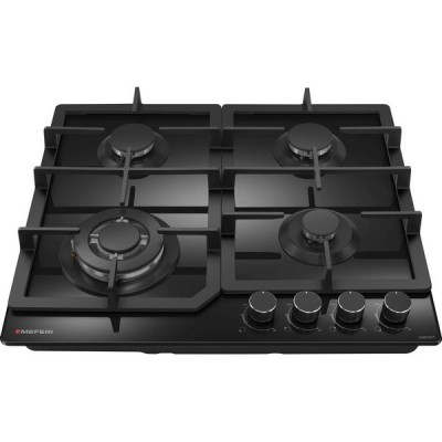 Варочная панель MEFERI MGH604BK GLASS COMFORT газовая Варочная панель MEFERI MGH604BK GLASS COMFORT газовая