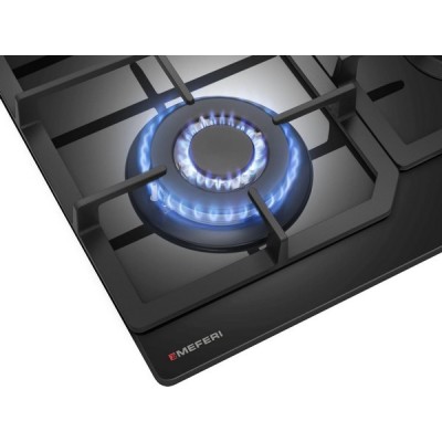 Варочная панель MEFERI MGH604BK GLASS COMFORT газовая Варочная панель MEFERI MGH604BK GLASS COMFORT газовая