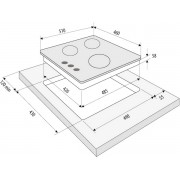 Варочная панель KRONA ANIMA 45 IV газовая
