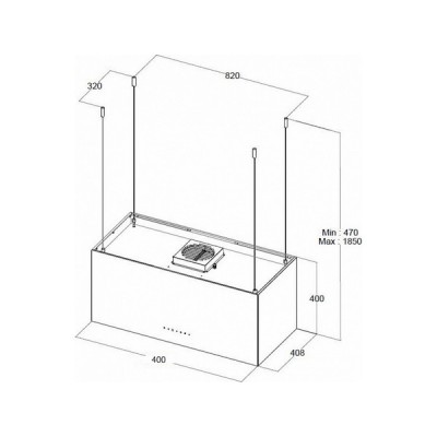 Вытяжка Korting KHA 40828 GN Вытяжка Korting KHA 40828 GN