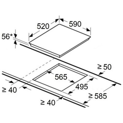 Варочная панель MAUNFELD CVI594SBG индукционная Варочная панель MAUNFELD CVI594SBG индукционная
