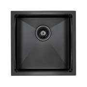 Мойка Paulmark Aller PM904444-GM, вороненая сталь