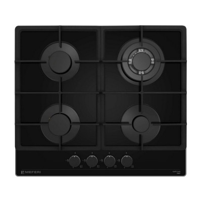 Варочная панель MEFERI MGH604BK GLASS POWER газовая Варочная панель MEFERI MGH604BK GLASS POWER газовая
