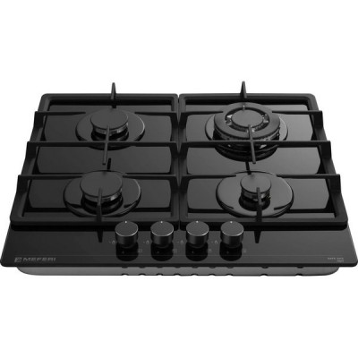 Варочная панель MEFERI MGH604BK GLASS POWER газовая Варочная панель MEFERI MGH604BK GLASS POWER газовая