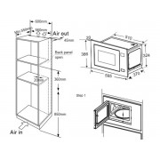 СВЧ - печь MEFERI MMO6028BK COMFORT PLUS