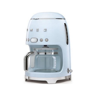 Капельная кофеварка SMEG DCF02PBEU пастельный голубой Капельная кофеварка SMEG DCF02PBEU пастельный голубой