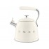 Чайник со свистком SMEG WKF01CR кремовый Чайник со свистком SMEG WKF01CR кремовый