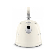 Чайник со свистком SMEG WKF01CR кремовый