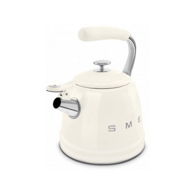 Чайник со свистком SMEG WKF01CR кремовый Чайник со свистком SMEG WKF01CR кремовый