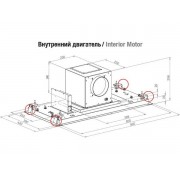 Вытяжка Pando E-295/90 BLANCO MATE V.850 ADS Quick Fix