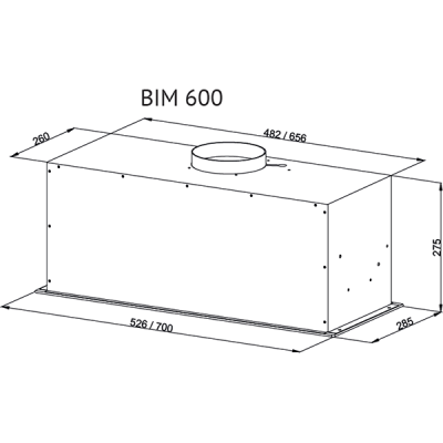 Вытяжка Kuppersberg BIM 600 White Вытяжка Kuppersberg BIM 600 White