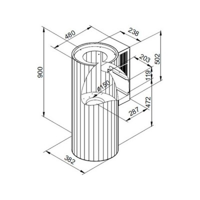 Вытяжка MAUNFELD Adelaide 39 Wall нержавеющая сталь Вытяжка MAUNFELD Adelaide 39 Wall нержавеющая сталь