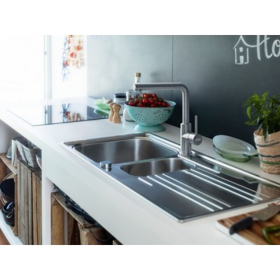 Смеситель Franke Smart Glenda, нерж. сталь (115.0706.985) Смеситель Franke Smart Glenda, нерж. сталь (115.0706.985)