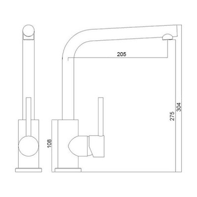 Смеситель Longran Logic LM2103 CR Смеситель Longran Logic LM2103 CR