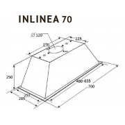 Вытяжка Kuppersberg INLINEA 70 BX