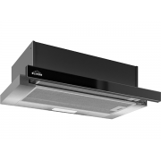 Вытяжка Elikor Интегра GLASS 45Н-400-В2Д нерж/стекло черное