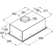 Вытяжка MAUNFELD Crosby 850LED нерж. сталь