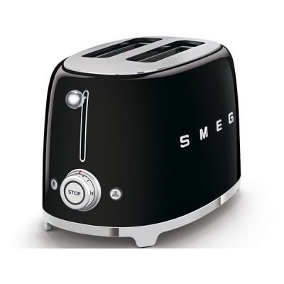 Тостер на 2 ломтика SMEG TSF01BLEU черный Тостер на 2 ломтика SMEG TSF01BLEU черный