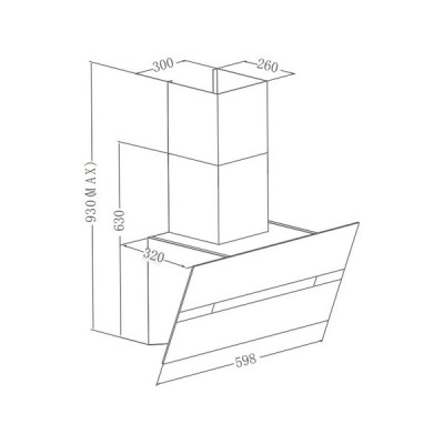 Вытяжка MEFERI AIRBOX60WH COMFORT PLUS Вытяжка MEFERI AIRBOX60WH COMFORT PLUS