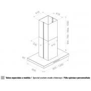 Вытяжка Pando I-861/120X60 IX 1250 ECO SEC