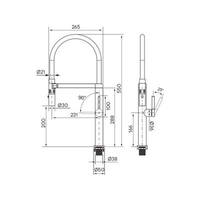Смеситель Paulmark Leader Le214101-BG, брашированное золото Смеситель Paulmark Leader Le214101-BG, брашированное золото