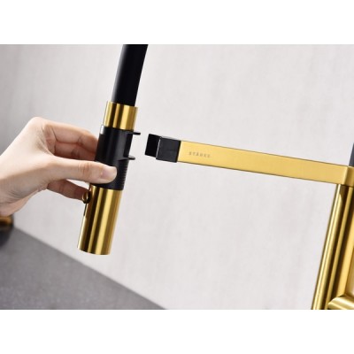 Смеситель Paulmark Leader Le214101-BG, брашированное золото Смеситель Paulmark Leader Le214101-BG, брашированное золото