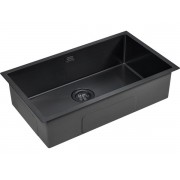 Мойка Paulmark Koher PM807444-GM, вороненая сталь