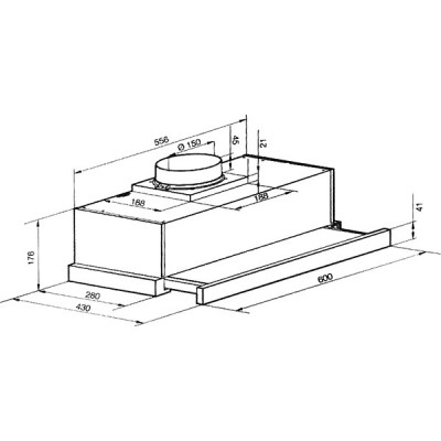 Вытяжка GRAUDE DHF 60.0 EL Вытяжка GRAUDE DHF 60.0 EL