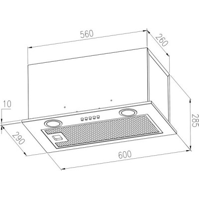 Вытяжка MEFERI INBOX60WH ULTRA Вытяжка MEFERI INBOX60WH ULTRA