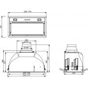 Вытяжка Falmec BUILT-IN 70 MAX BK