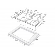 Мойка Paulmark Liga PM227851-BGR, брашированное золото