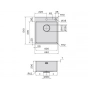 Мойка Falmec Garda 40